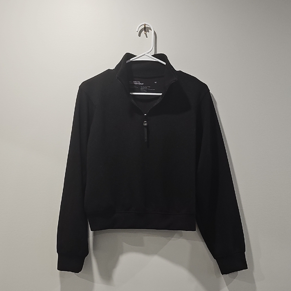 Sports Illustrated Swim Black Sweater